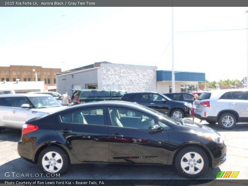 Aurora Black / Gray Two Tone 2015 Kia Forte LX