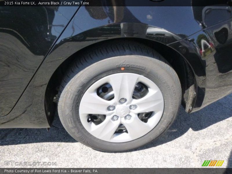 Aurora Black / Gray Two Tone 2015 Kia Forte LX