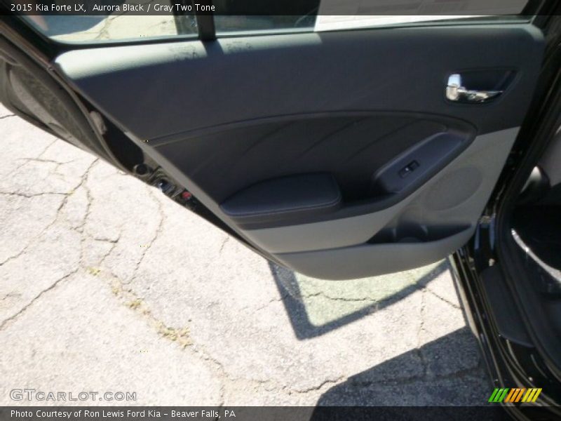 Aurora Black / Gray Two Tone 2015 Kia Forte LX