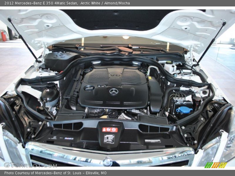 Arctic White / Almond/Mocha 2012 Mercedes-Benz E 350 4Matic Sedan