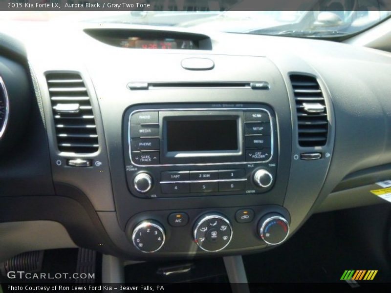 Aurora Black / Gray Two Tone 2015 Kia Forte LX