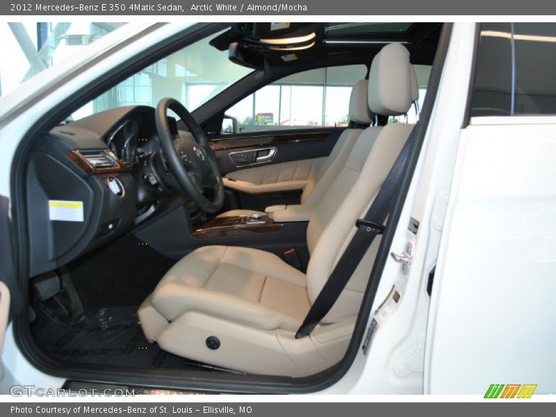 Arctic White / Almond/Mocha 2012 Mercedes-Benz E 350 4Matic Sedan