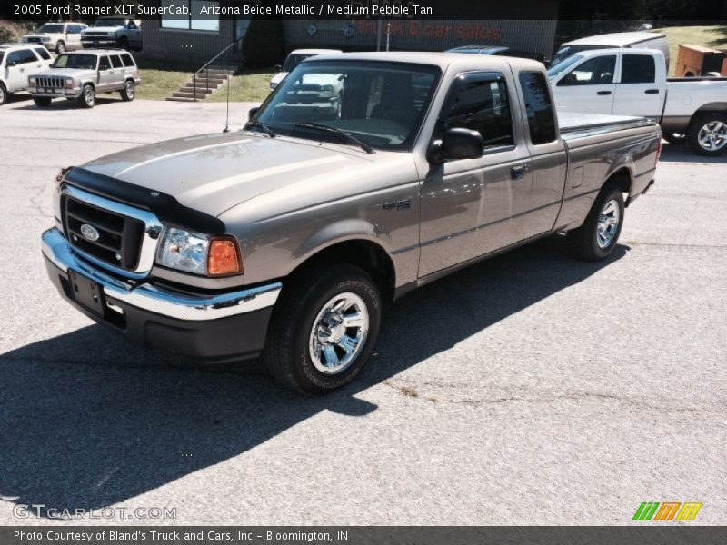 Arizona Beige Metallic / Medium Pebble Tan 2005 Ford Ranger XLT SuperCab