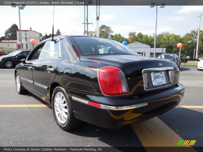 Black Obsidian / Black 2004 Hyundai XG350 L Sedan