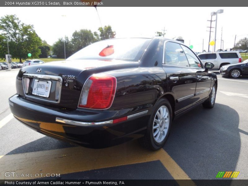 Black Obsidian / Black 2004 Hyundai XG350 L Sedan