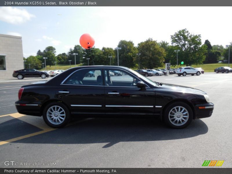 Black Obsidian / Black 2004 Hyundai XG350 L Sedan