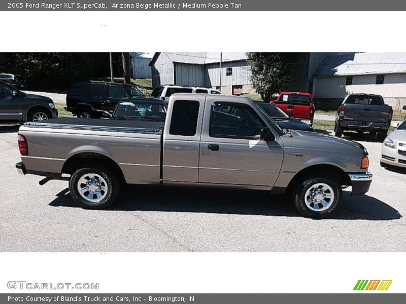 Arizona Beige Metallic / Medium Pebble Tan 2005 Ford Ranger XLT SuperCab