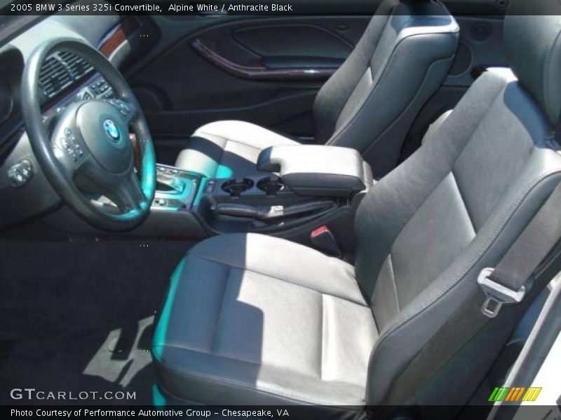 Alpine White / Anthracite Black 2005 BMW 3 Series 325i Convertible