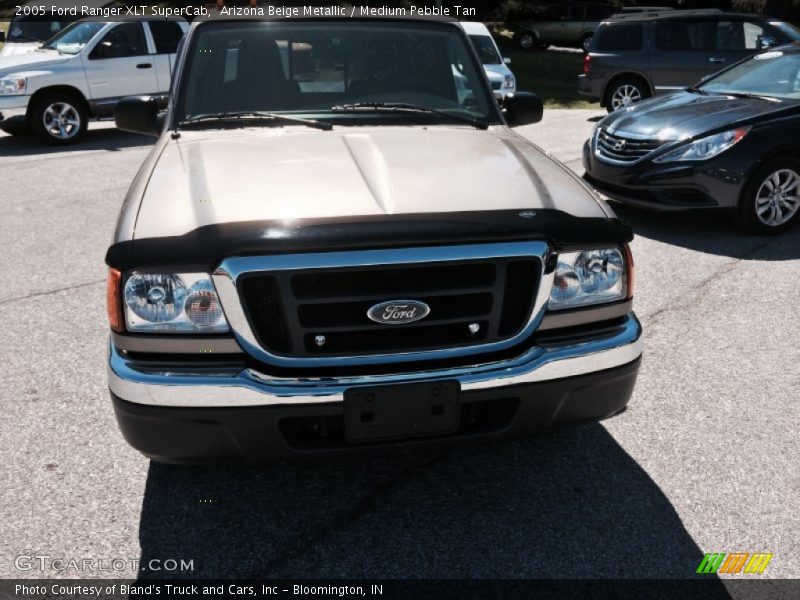 Arizona Beige Metallic / Medium Pebble Tan 2005 Ford Ranger XLT SuperCab