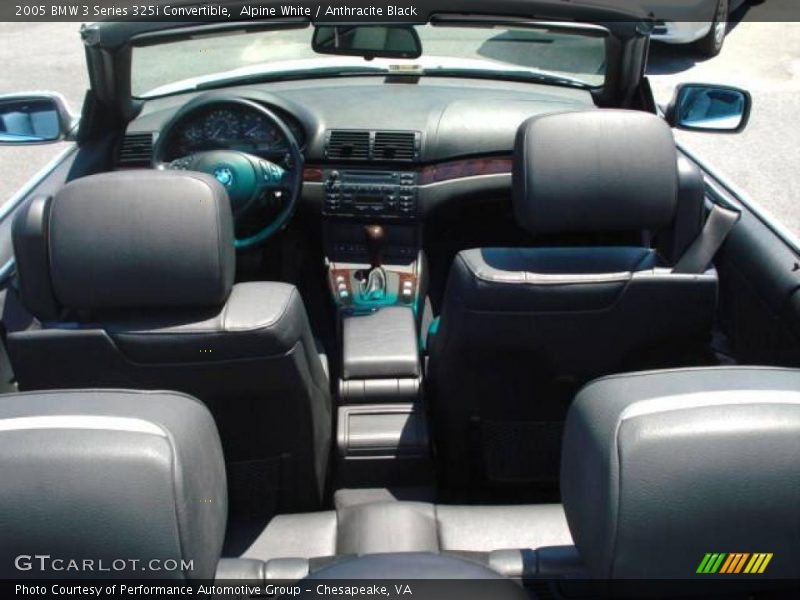 Alpine White / Anthracite Black 2005 BMW 3 Series 325i Convertible