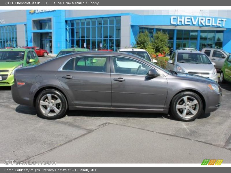 Taupe Gray Metallic / Ebony 2011 Chevrolet Malibu LT