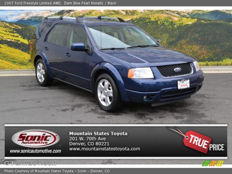 Dark Blue Pearl Metallic / Black 2007 Ford Freestyle Limited AWD