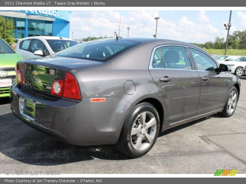 Taupe Gray Metallic / Ebony 2011 Chevrolet Malibu LT