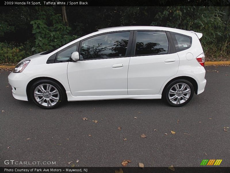 Taffeta White / Sport Black 2009 Honda Fit Sport