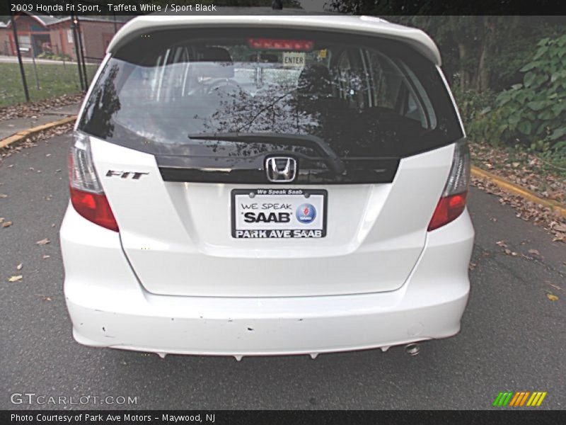 Taffeta White / Sport Black 2009 Honda Fit Sport