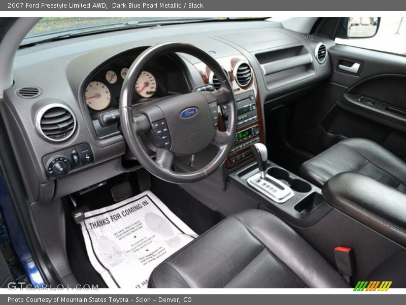 Dark Blue Pearl Metallic / Black 2007 Ford Freestyle Limited AWD