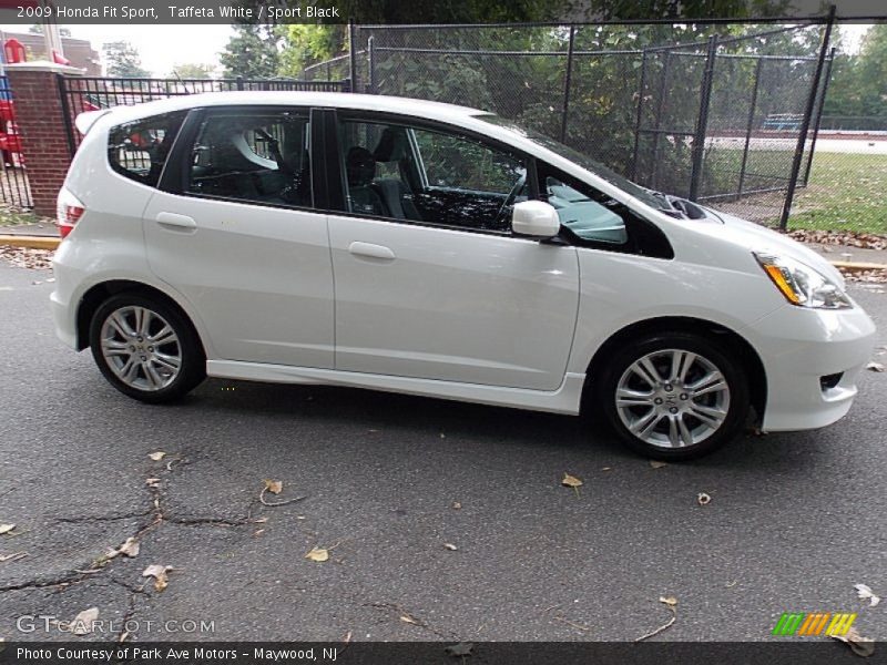 Taffeta White / Sport Black 2009 Honda Fit Sport