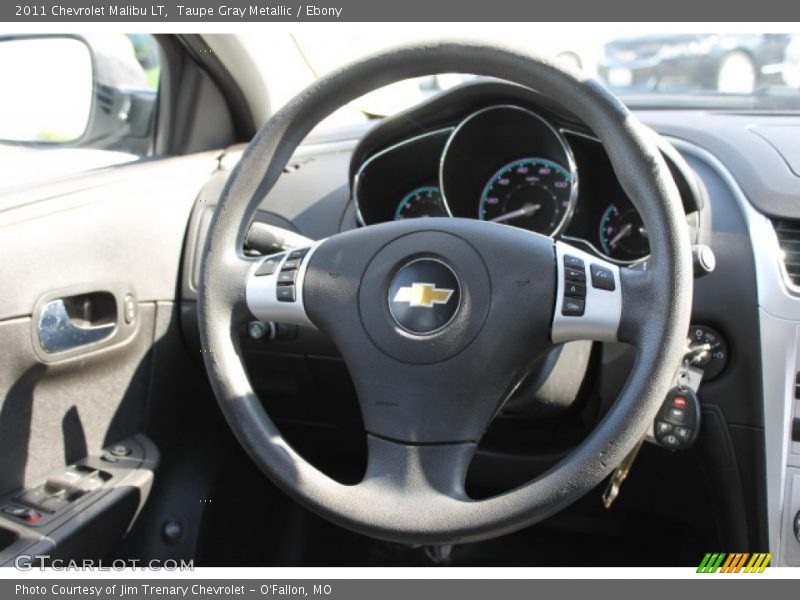 Taupe Gray Metallic / Ebony 2011 Chevrolet Malibu LT