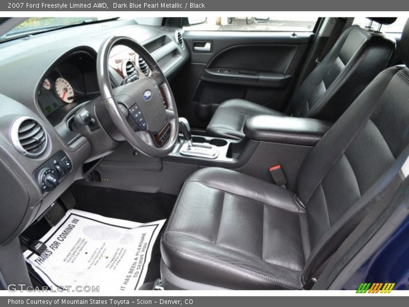 Dark Blue Pearl Metallic / Black 2007 Ford Freestyle Limited AWD