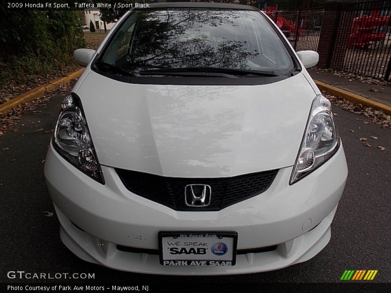 Taffeta White / Sport Black 2009 Honda Fit Sport