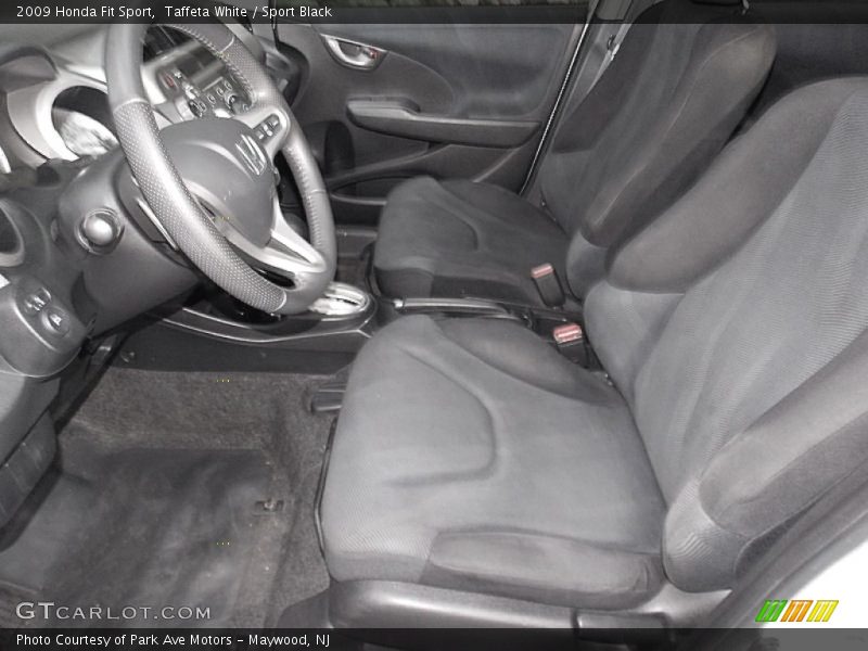 Taffeta White / Sport Black 2009 Honda Fit Sport