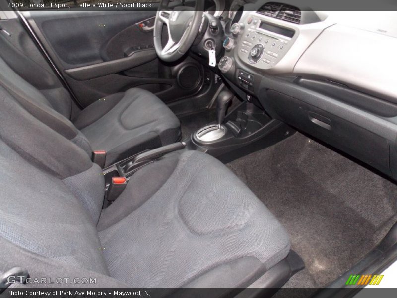 Taffeta White / Sport Black 2009 Honda Fit Sport