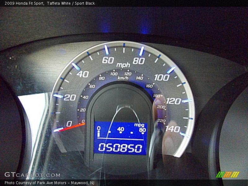Taffeta White / Sport Black 2009 Honda Fit Sport