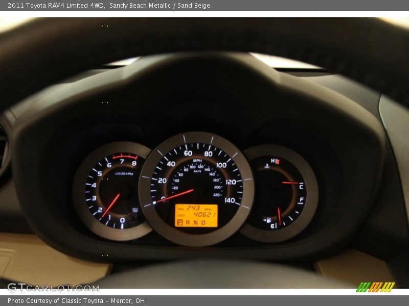 Sandy Beach Metallic / Sand Beige 2011 Toyota RAV4 Limited 4WD