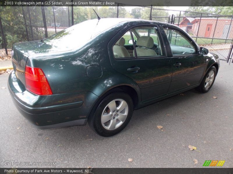Alaska Green Metallic / Beige 2003 Volkswagen Jetta GLS Sedan