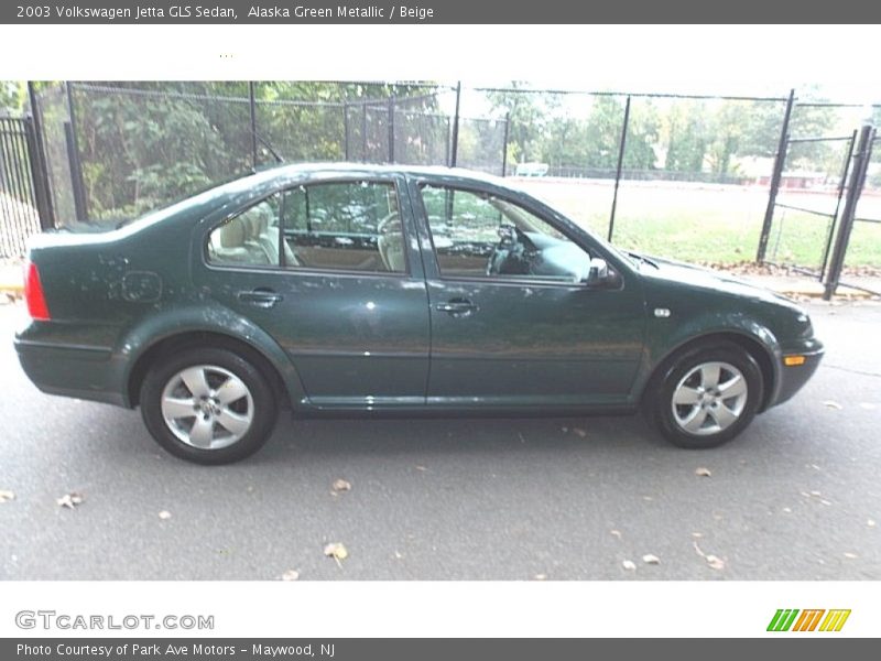 Alaska Green Metallic / Beige 2003 Volkswagen Jetta GLS Sedan