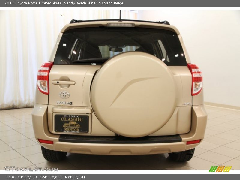 Sandy Beach Metallic / Sand Beige 2011 Toyota RAV4 Limited 4WD