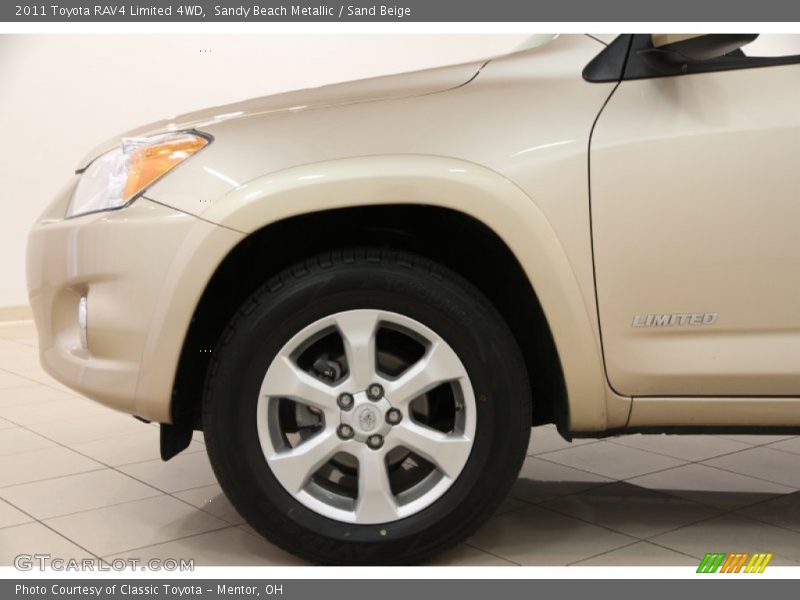 Sandy Beach Metallic / Sand Beige 2011 Toyota RAV4 Limited 4WD