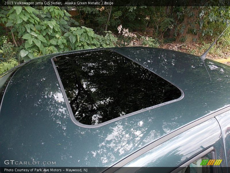 Alaska Green Metallic / Beige 2003 Volkswagen Jetta GLS Sedan