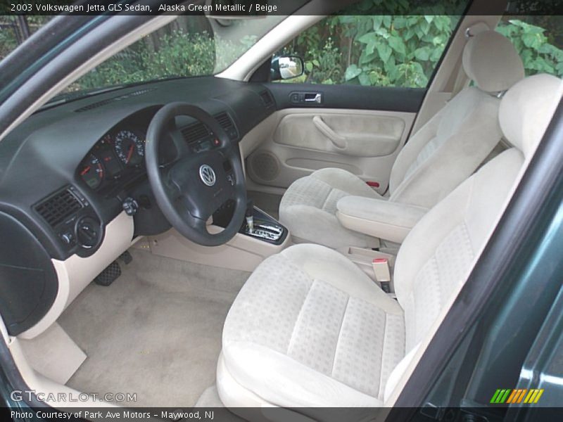 Alaska Green Metallic / Beige 2003 Volkswagen Jetta GLS Sedan