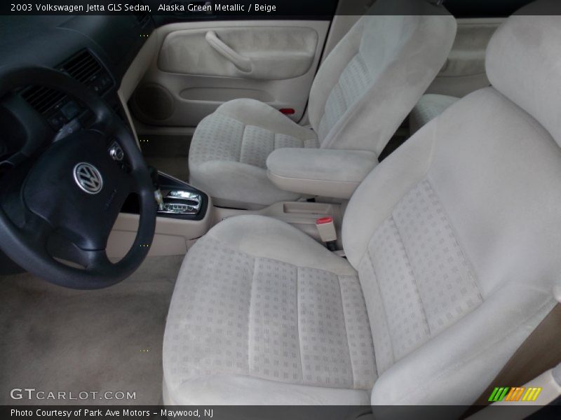 Alaska Green Metallic / Beige 2003 Volkswagen Jetta GLS Sedan