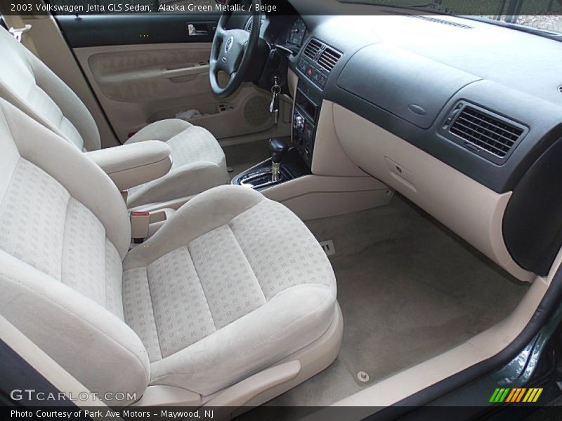 Alaska Green Metallic / Beige 2003 Volkswagen Jetta GLS Sedan
