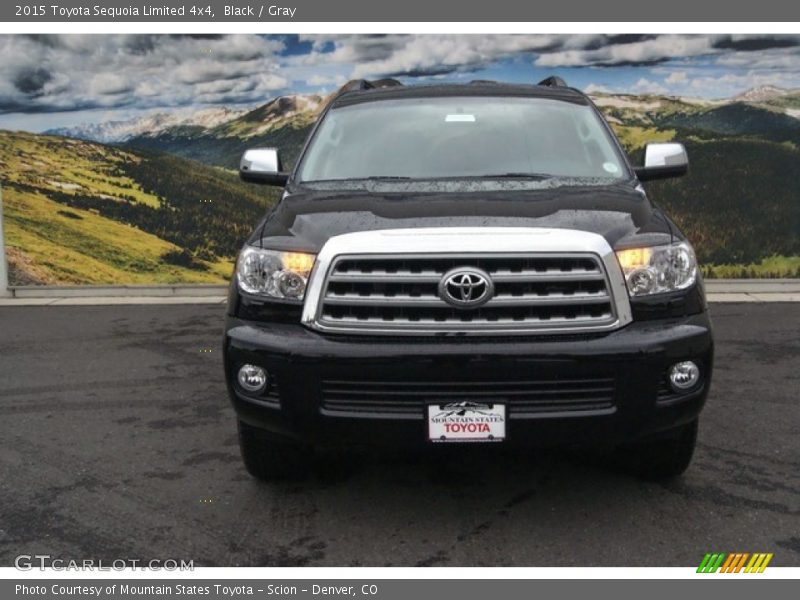 Black / Gray 2015 Toyota Sequoia Limited 4x4