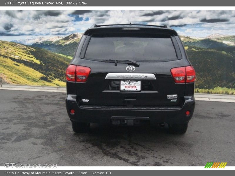 Black / Gray 2015 Toyota Sequoia Limited 4x4