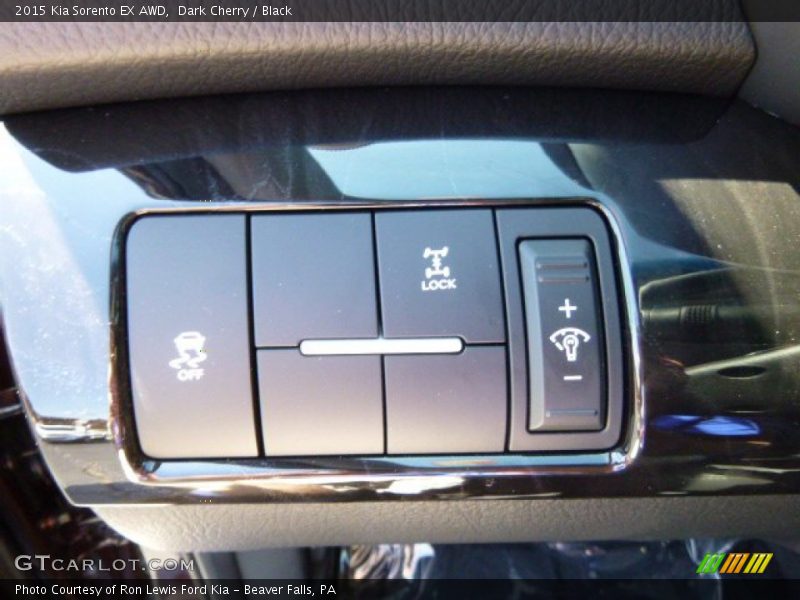 Dark Cherry / Black 2015 Kia Sorento EX AWD