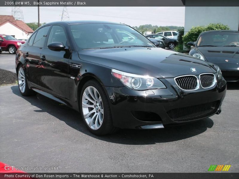 Black Sapphire Metallic / Black 2006 BMW M5