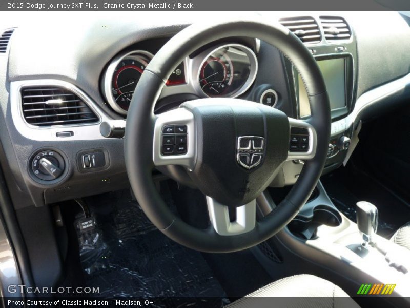 Granite Crystal Metallic / Black 2015 Dodge Journey SXT Plus