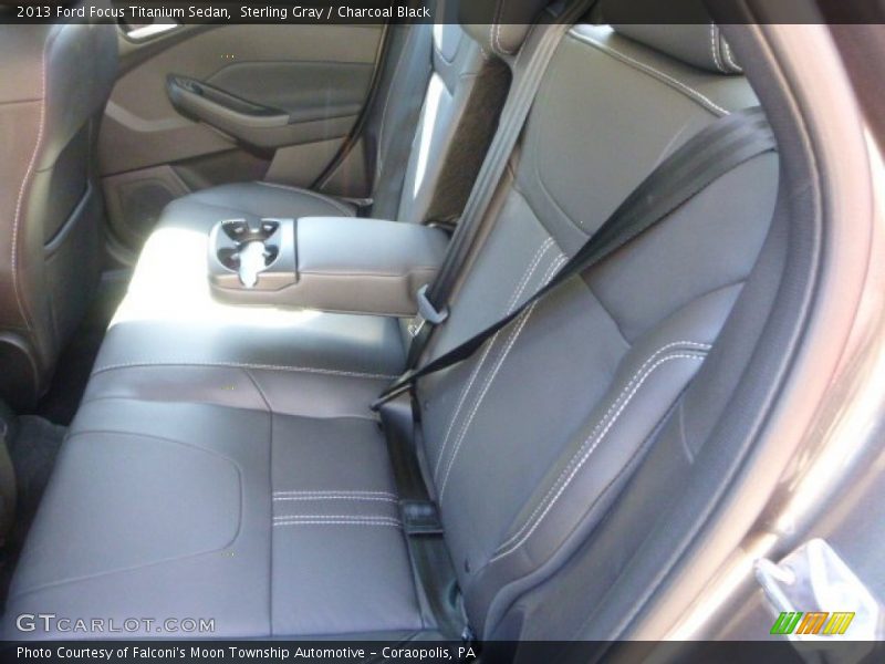 Sterling Gray / Charcoal Black 2013 Ford Focus Titanium Sedan