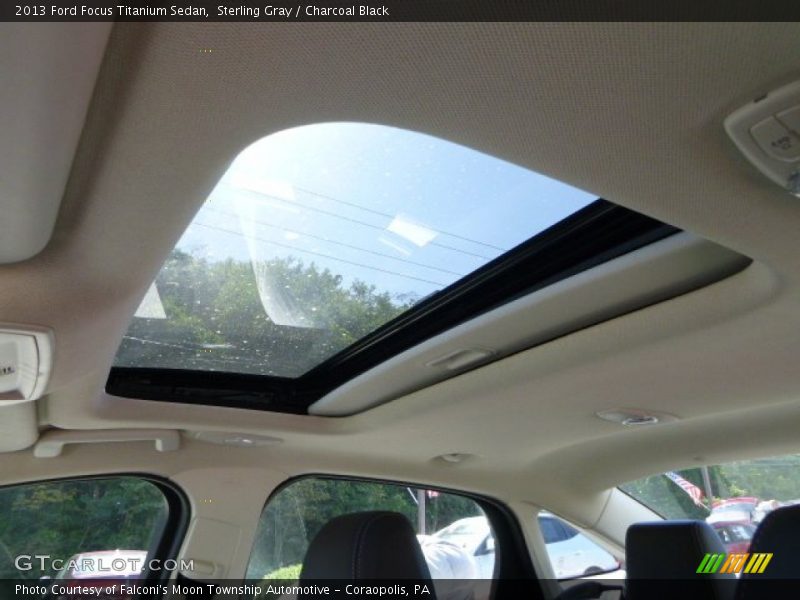 Sterling Gray / Charcoal Black 2013 Ford Focus Titanium Sedan