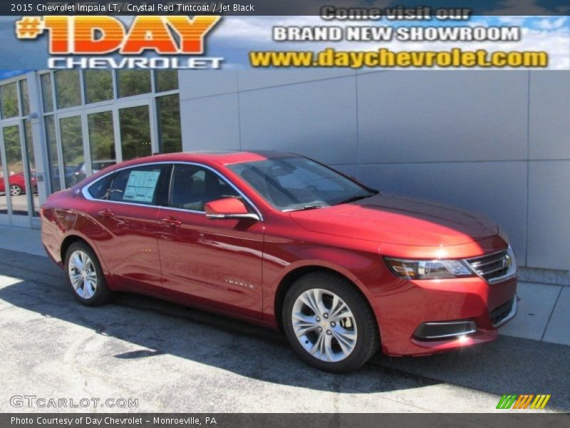 Crystal Red Tintcoat / Jet Black 2015 Chevrolet Impala LT