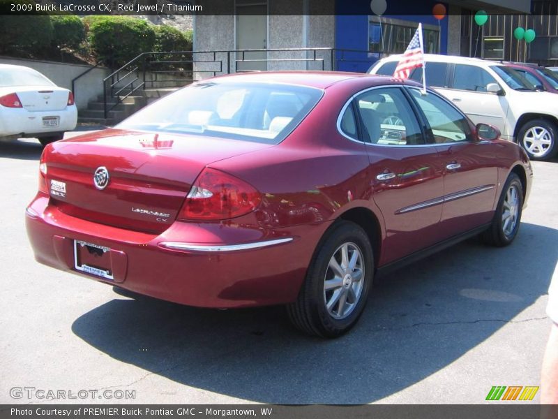 Red Jewel / Titanium 2009 Buick LaCrosse CX