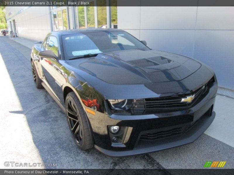 Black / Black 2015 Chevrolet Camaro ZL1 Coupe