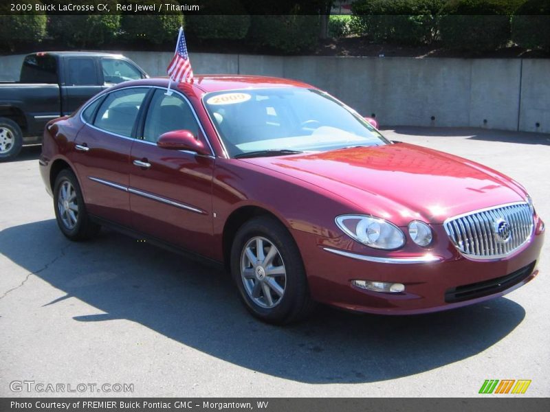 Red Jewel / Titanium 2009 Buick LaCrosse CX