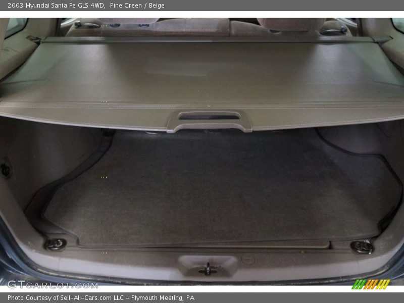 Pine Green / Beige 2003 Hyundai Santa Fe GLS 4WD