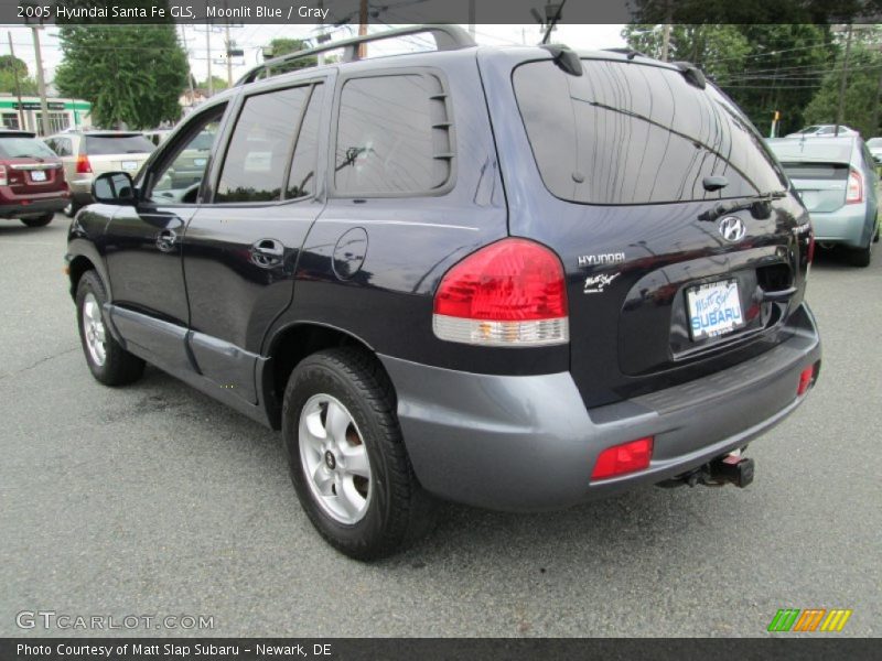 Moonlit Blue / Gray 2005 Hyundai Santa Fe GLS