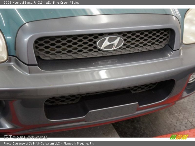 Pine Green / Beige 2003 Hyundai Santa Fe GLS 4WD